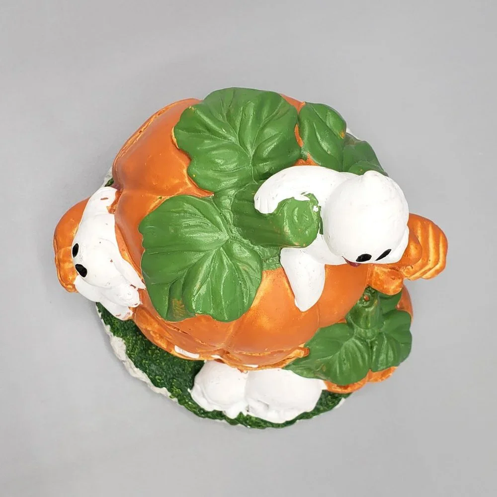 Halloween Decor Ceramic Figure Pumpkin Ghost Skull Vintage Target - READ DETAILS